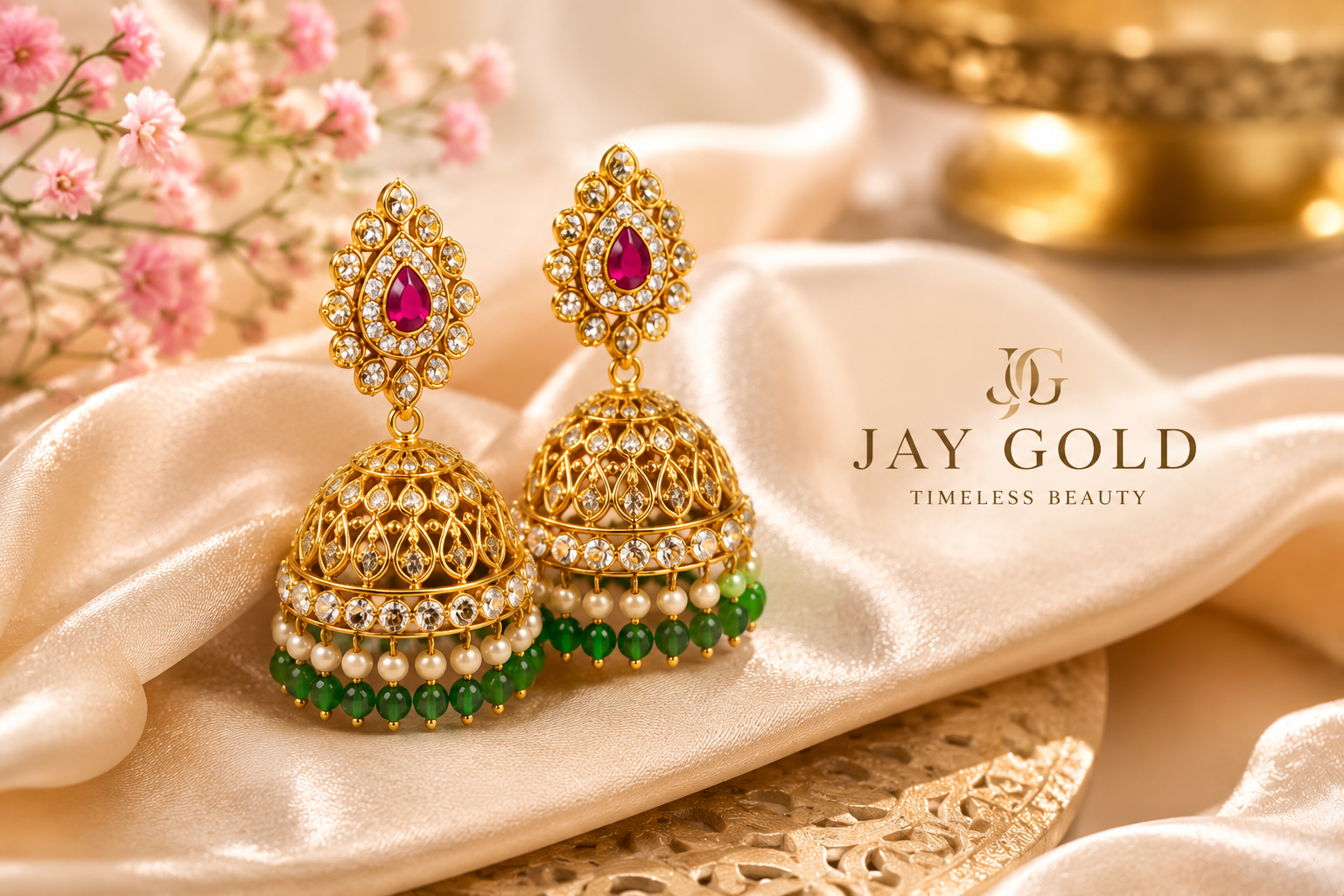 Jhumka earrings